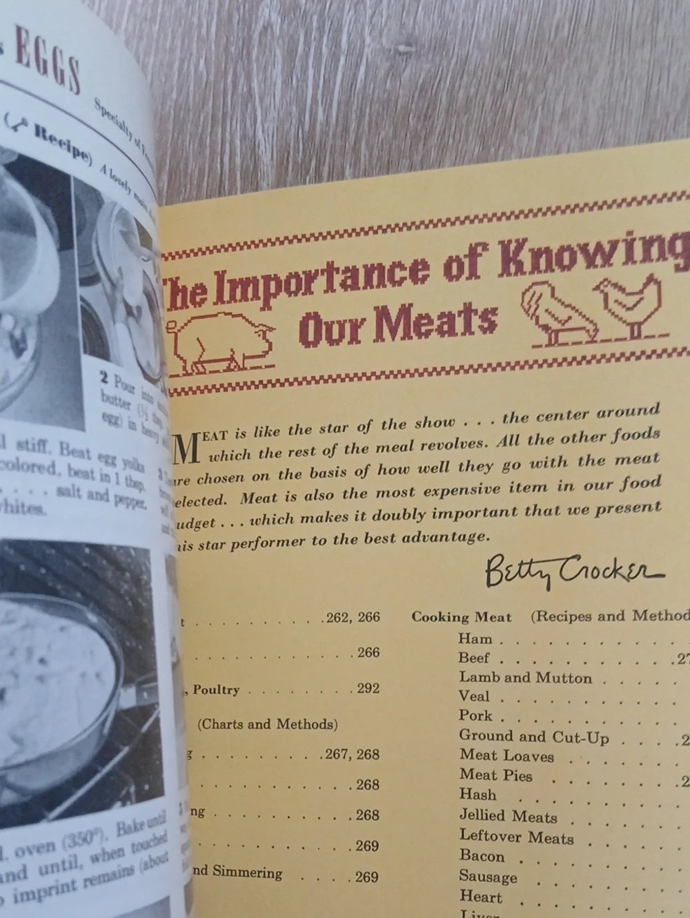 Betty Crocker's Cookbook Vintage Recipes Hardcover Colorful Photos Gifts Retro